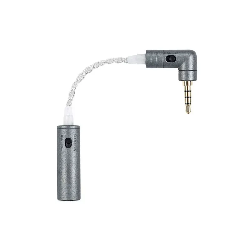 For 3.5mm Audio Headphone Attenuator Adjustable Impedance Single-Ended Balanced