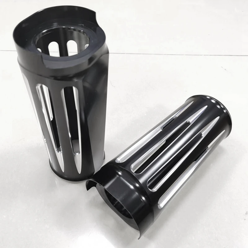 2 Inch Extended Fork Boot Slider Lid For  Road King Street Glide FLHX FLHXS