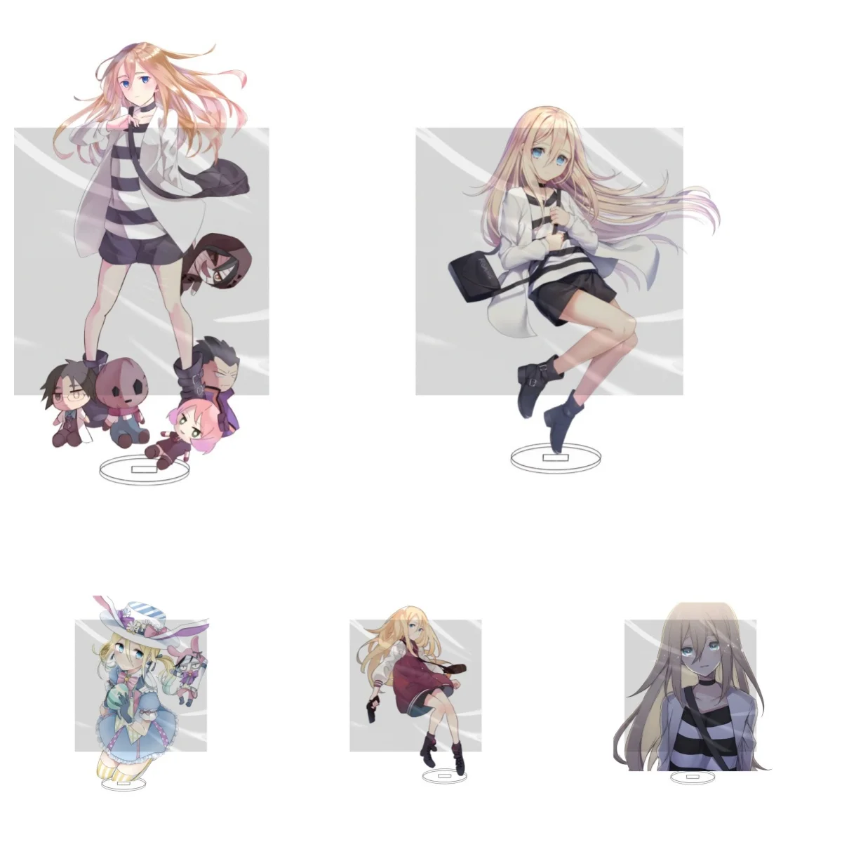 

15CM Anime Angels of Death Acrylic Stand Model Cosplay Characters Ornament Accessories Goods Christmas Gifts