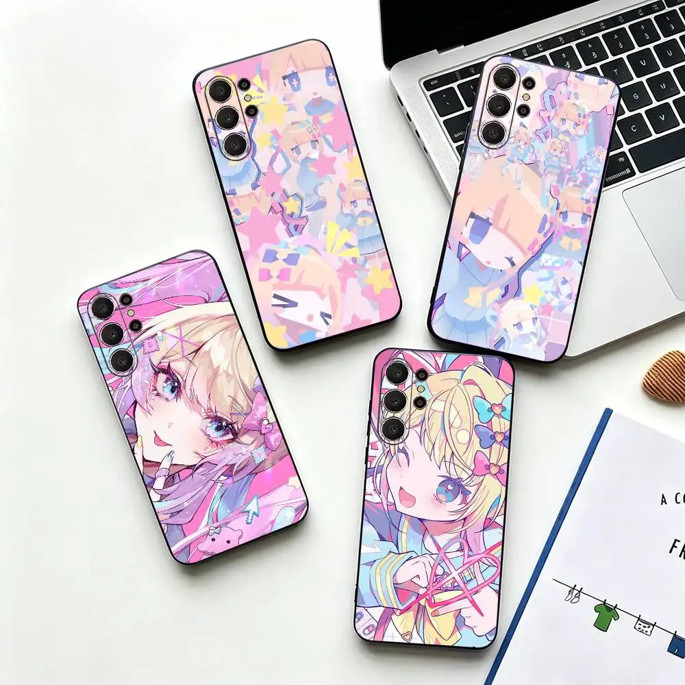 Anime Kangel Phone Case For Samsung S26,S24,S21,S22,Plus S23,S30,Ultra,S20,Fe,Black Soft Silicone