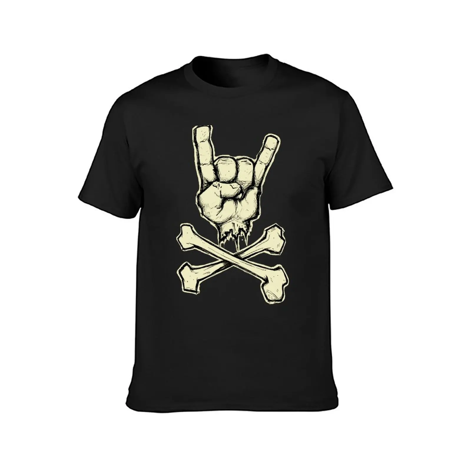 Horns Roger T-Shirt blacks funnys big and tall t shirts for men