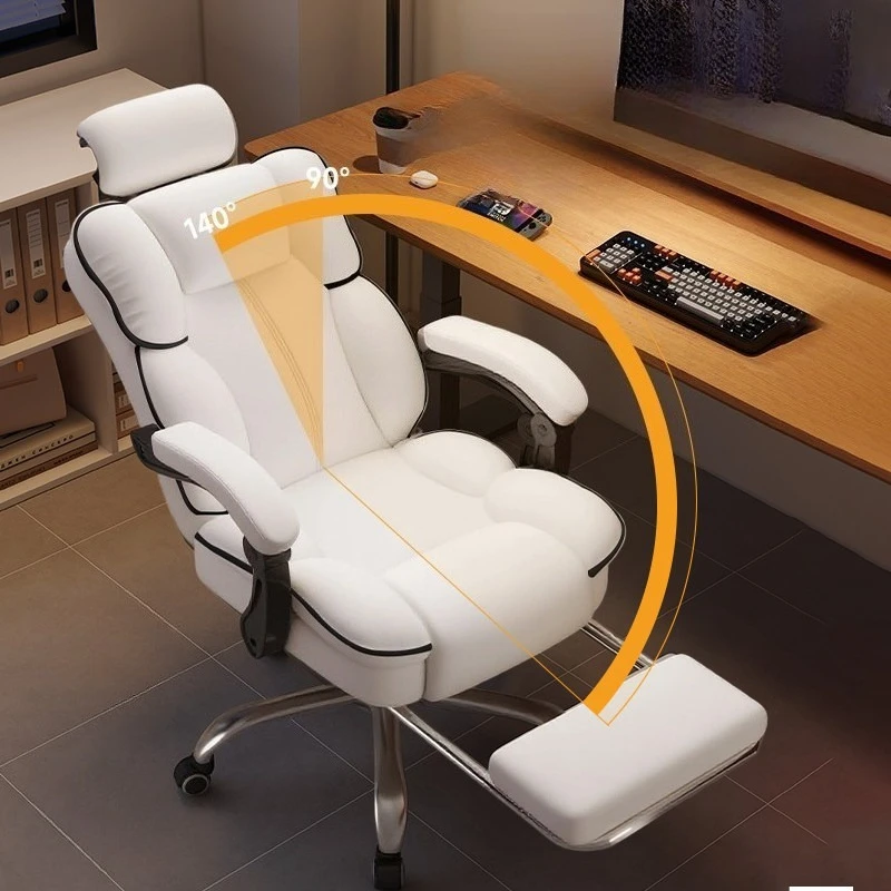 Gameing Rolling Office Chair Comfortable Recliner Office Chair Bedroom Ergonomic Computer Designer Silla De Oficina Furniture