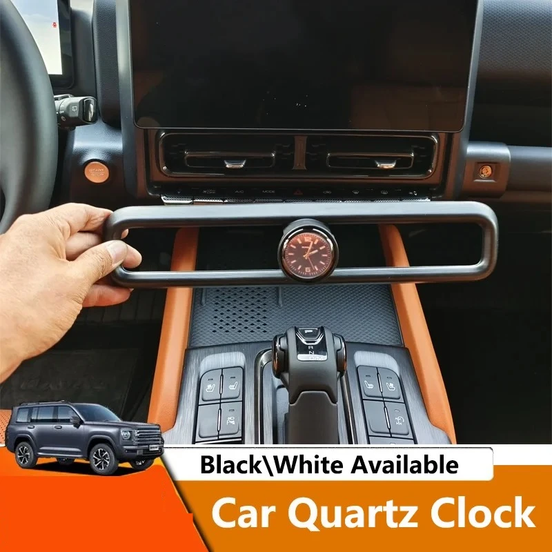 NEW For Haval H9 2025 2024 Car Clock Central Control Air Conditioning Outlet Cover Quartz Watch Interior Decor Accessories