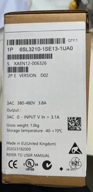 

Brand new 6SL3210-1SE13-1UA0 6SL3210-1SE14-1UA0 Warrently One-year Fast delivery