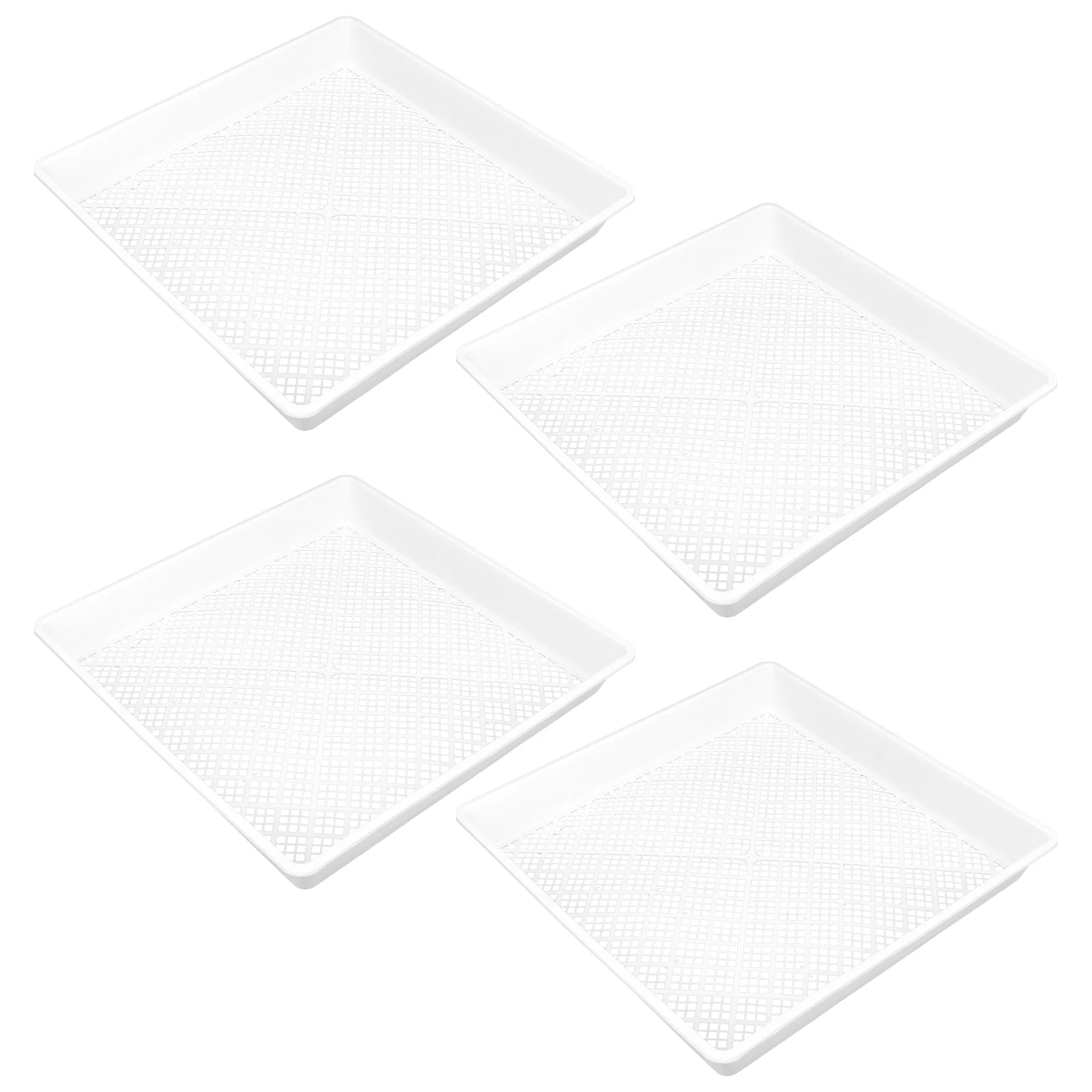 

Plastic Seedling Trays Garden Plant Nursery Durable Germination Containers Easy No Assembly Growing Microgreens Starter Trays