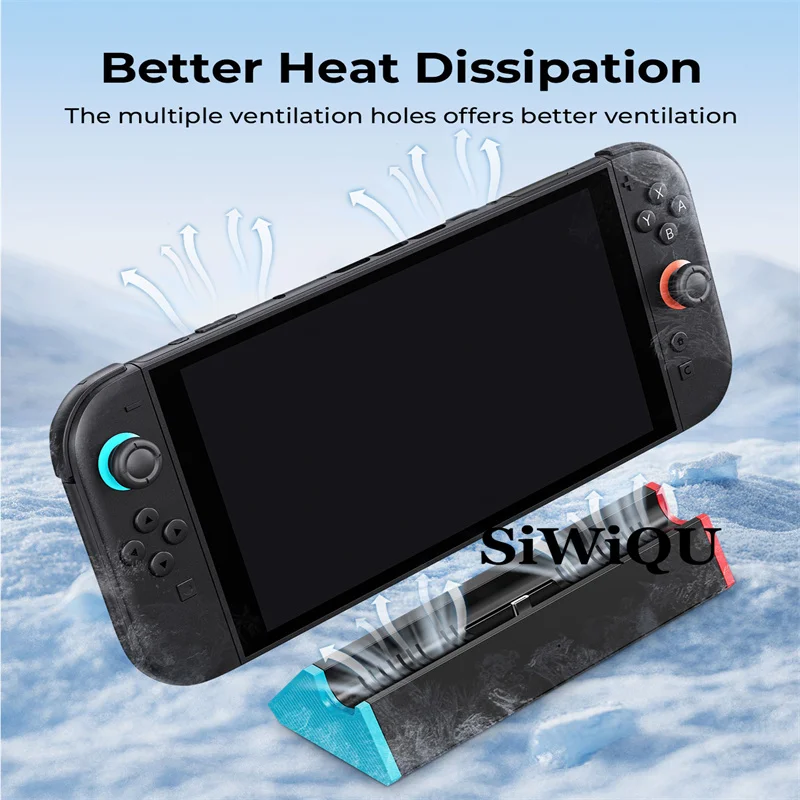 Stacja dokująca SIWIQU TV dla Nintendo Switch 2/OLED/1, stacja Switch obsługująca system 21.0 z adapterem HDMI 4K@60Hz/2 porty USB/typ C — zdjęcie produktu 2