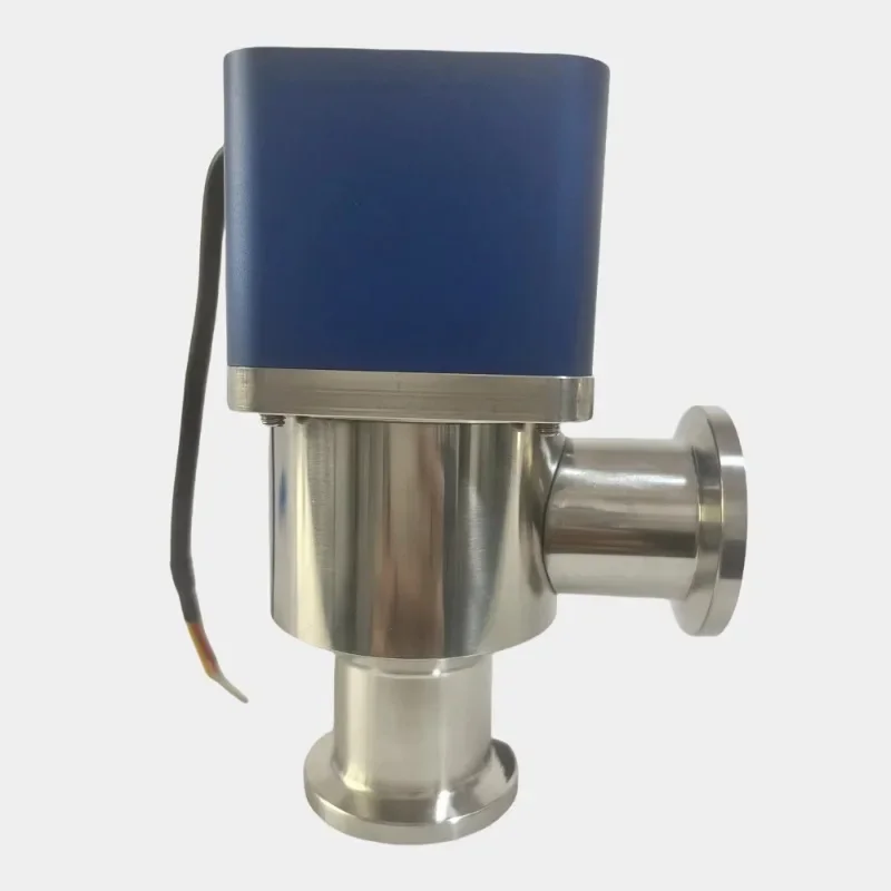 pneumatic driven high vacuum straight valves