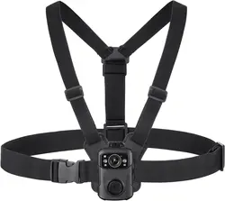BOBLOV Body Camera Chest Vest Durable Shoulder Single Vest for All Body Camcorder Velcro Wearing Bodycam Belt Cam Shoulder Strap