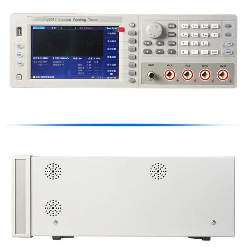 5000V Motor Turn-to-Turn Coil Test  U9845 Four-Channel Pulse Coil Tester