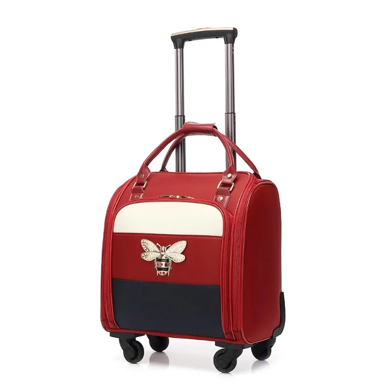 Mini Suitcase Small Lightweight Strong Durable Trolley Case Universal Wheel