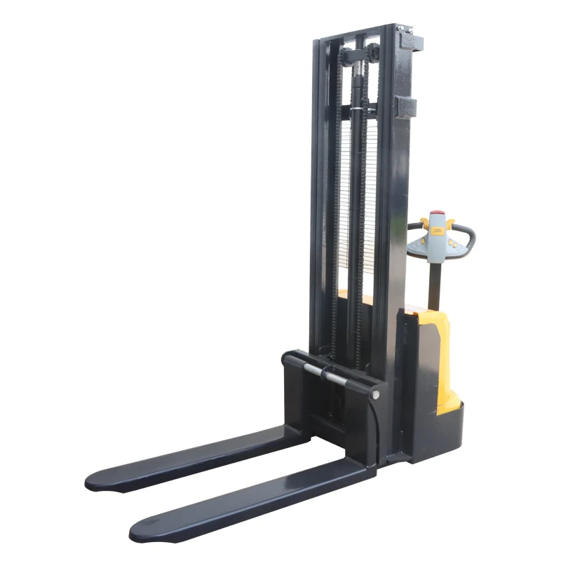 wholesale Walking style Electric Stacker Truck 1t Full Electric Pallet Stacker Forklift