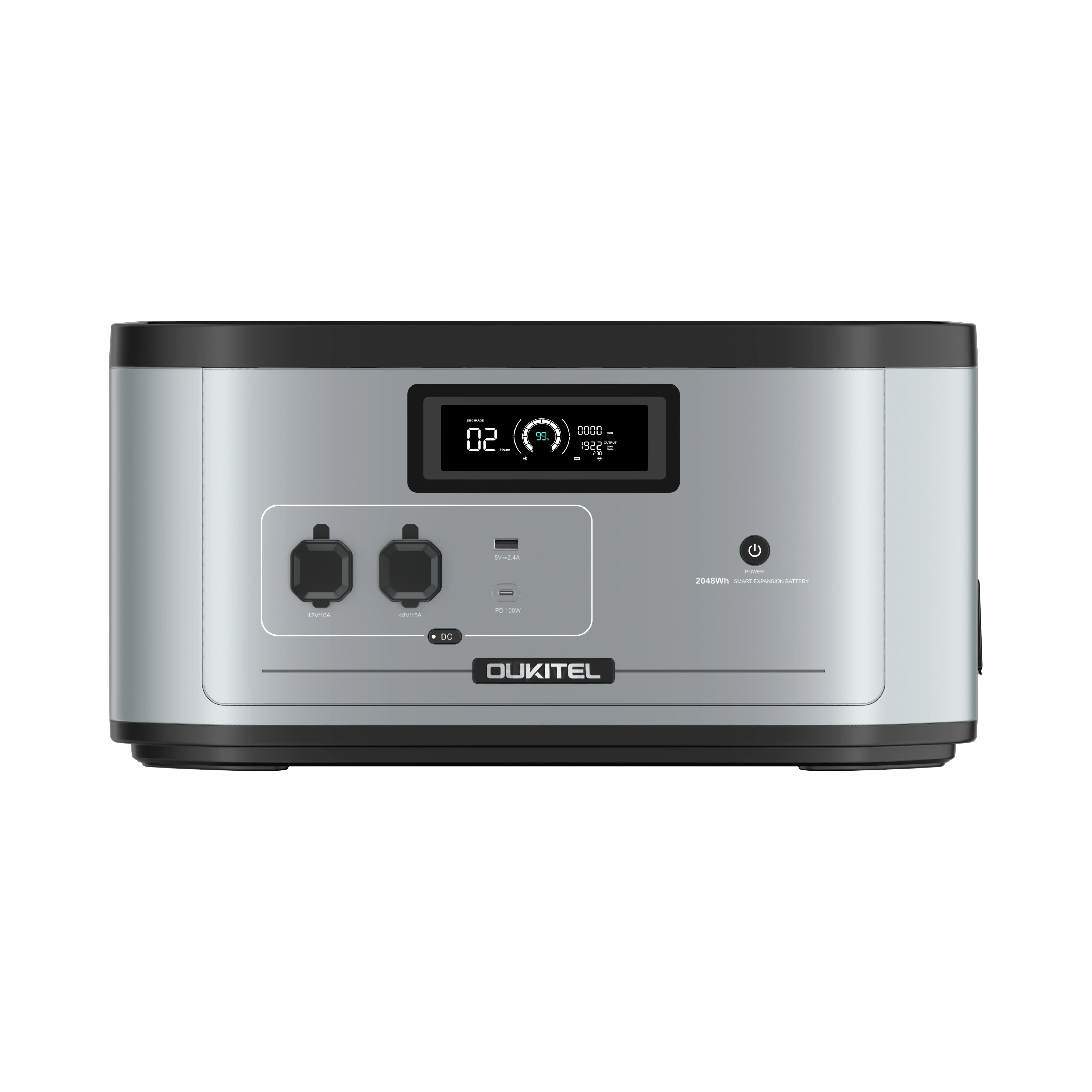 OUKITEL B2000 Batería Lifepo4 de expansión 2048Wh para generador solar de central eléctrica portátil BP2000 BP2000 PRO