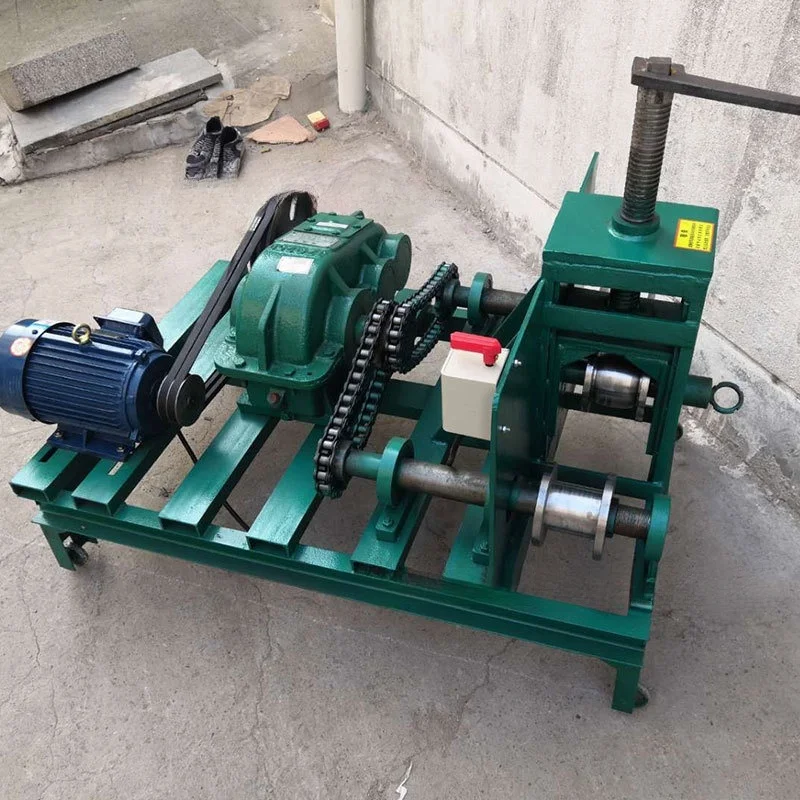 89 نوع الأنابيب آلة قوس أنبوب مربع مستدير سميك بقطر كبير، آلة ثني كهربائية أفقية 3KW #2