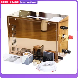 9kw Automatic stainless steel Steam Generator Automatic descaling Sauna Room Steam Bath Machine For Spa Room Digital Controller