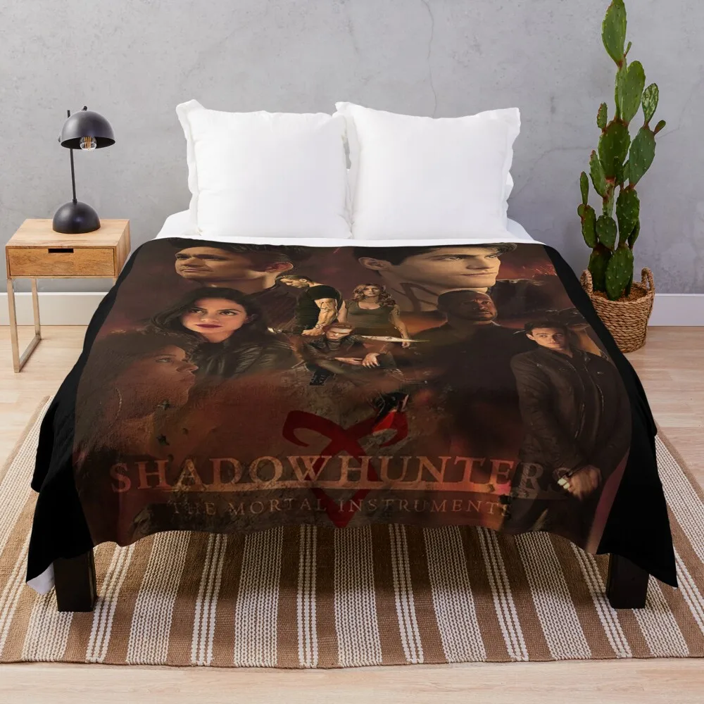 SHADOWHUNTERS POSTER Throw Blanket Heavy Blanket Blankets For Bed Luxury Brand Blanket