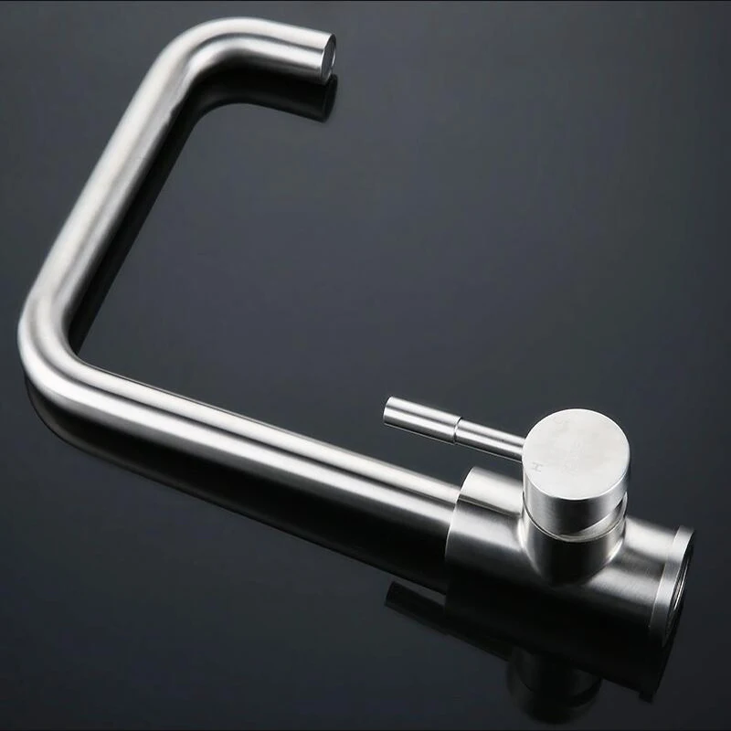 304 Stainless Steel Kitchen Basin Hot And Cold Water Faucet