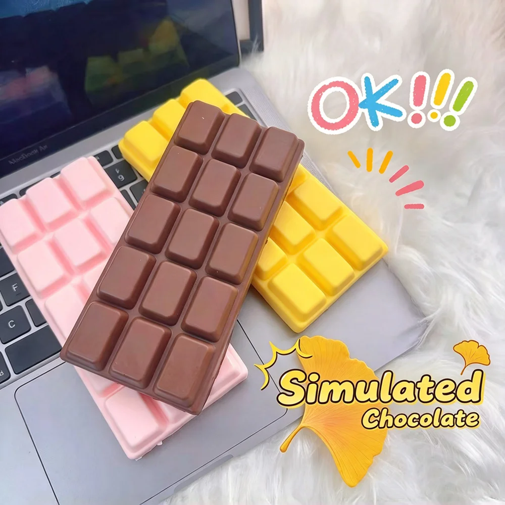 1/3PCS Simulation Chocolate Decoration Adult Decompression Toy Gift Office Decoration Decompression Desktop Decoration