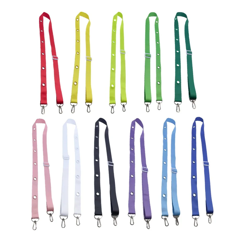 Adjustable Hanging Dolls Shoulder Strap Crossbody Thin Replacemen Adjustable Belt Colorful Hanging Rope 6-hole Long Bag Belt