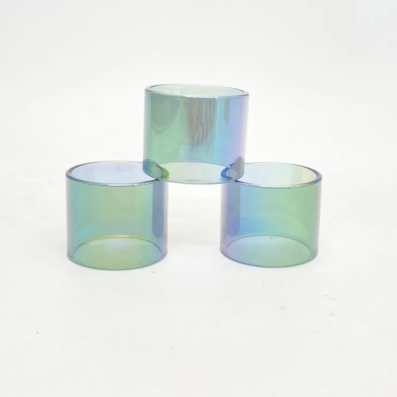 3 PCS Rainbow Straight Glass Tube For GeekVape Zeus Dual / ZEUS X / ZEUS X mesh / Zeus Sub Ohm  Machine Accessories
