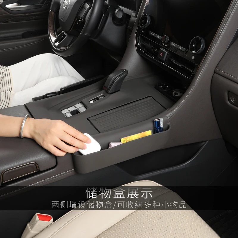 

For Toyota Alphard Vellfire 2024 Central Control Panel Silicone Storage Pad