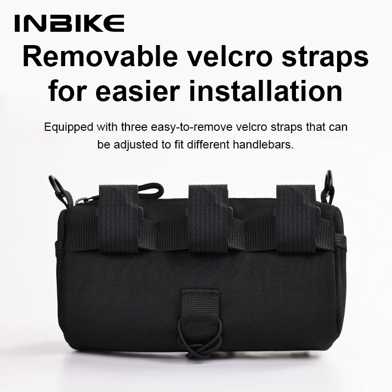 INBIKE Bike Handlebar Bag Water-Resistant Bicycle Front Bag Storage with Shoulder Strap Road Mountain Bike Cycling Travel Bags