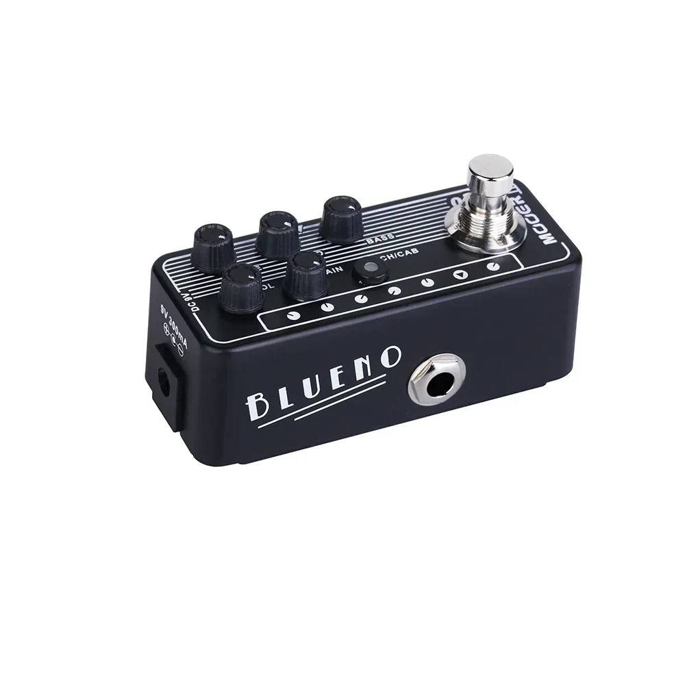 MOOER Blueno تأثير الغيتار دواسة مايكرو Preamp المتكلم ثنائي القناة خزانة رقمية محاكاة دواسة أجزاء الغيتار الكهربائي #3