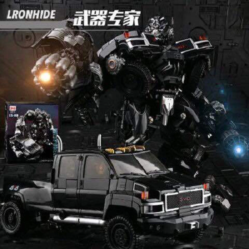 

TAIBAI LS09 AW01 Iron Sheet Robot Transforming Pickup Truck Expert Alloy Toy Revised Feinforced Foot