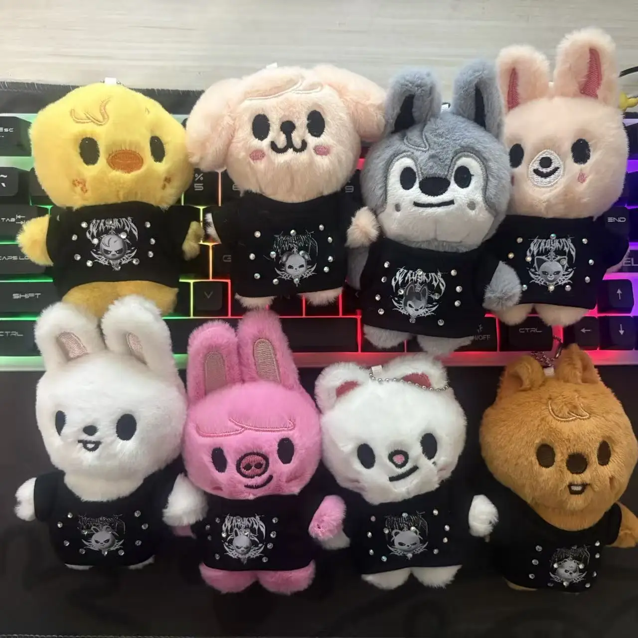 

Новый брелок SKZOO Stray Kids DIY, аксессуары для концерта World Tour, футболка Black Diamond, кукла, кавайный подарок для детей и взрослых фанатов SKZ