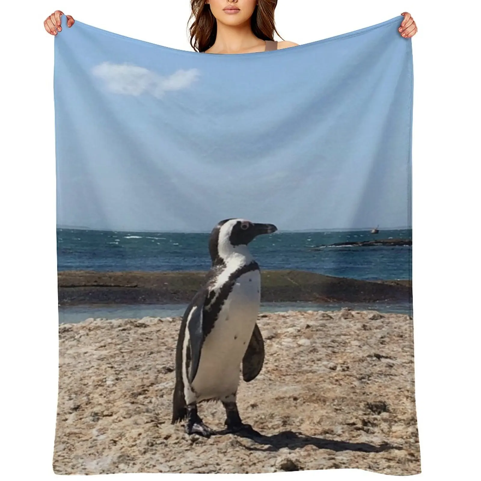 

South African Penguin Throw Blanket Flannels Luxury Designer manga Sofa Throw Blankets