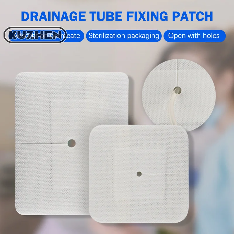 Drainage Tube Sterile Applicator Peritoneal Dialysis Catheter Bile Duct Nephrostomy Gastric Tube Drainage Fixed Sticker