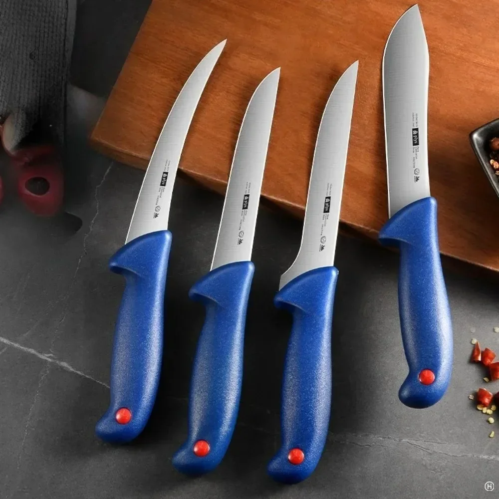Conjunto de facas de desossa super afiadas e super afiadas |   Lâmina curvada flexível cortar legumes cutelo carne cozinha facas de chef