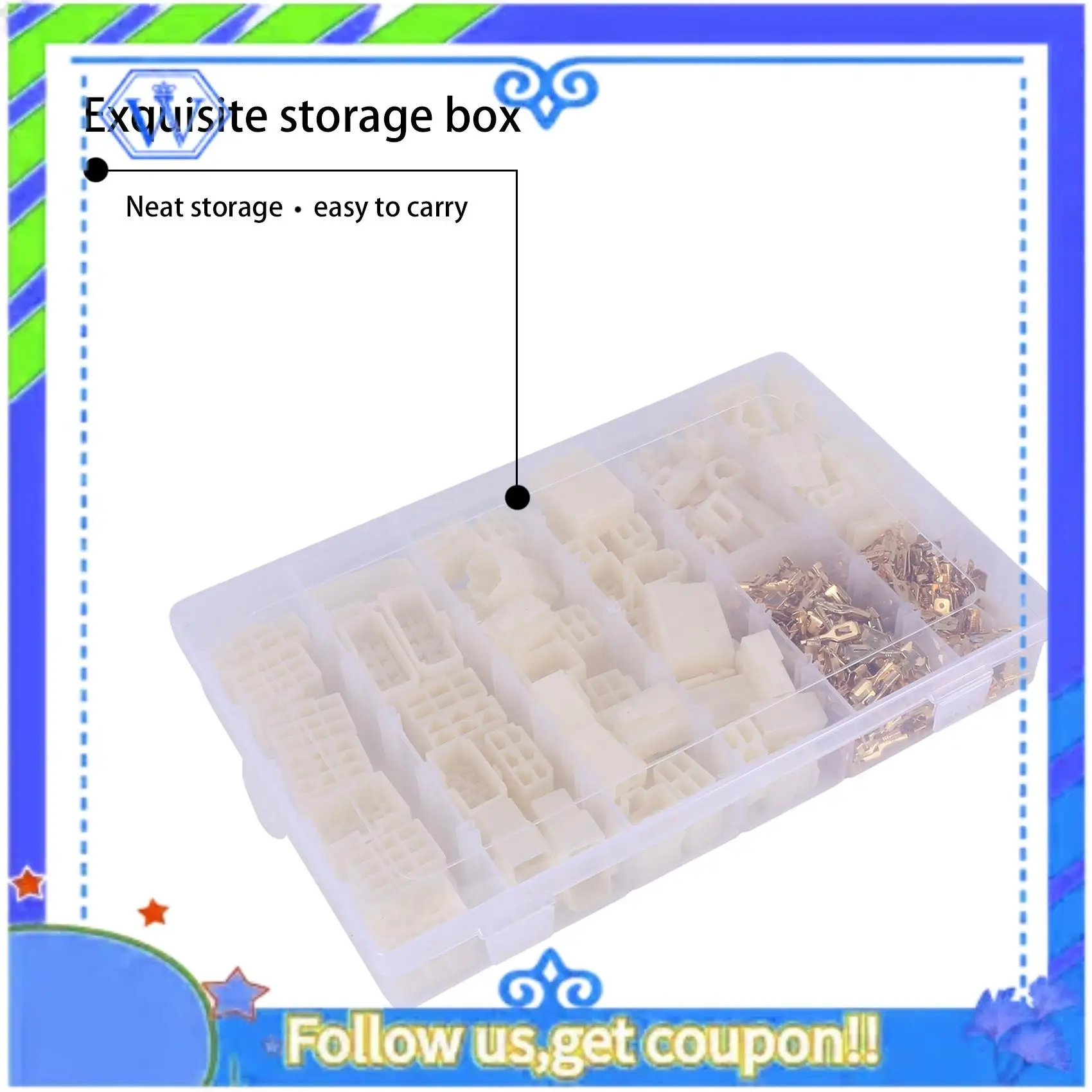 M46K-400Pcs 6.3 مللي متر 1 2 3 4 6 8 9 دبوس سلك كهربائي للسيارات موصل ذكر أنثى المقبس التوصيل والدبوس رأس تجعيد سلك Termi