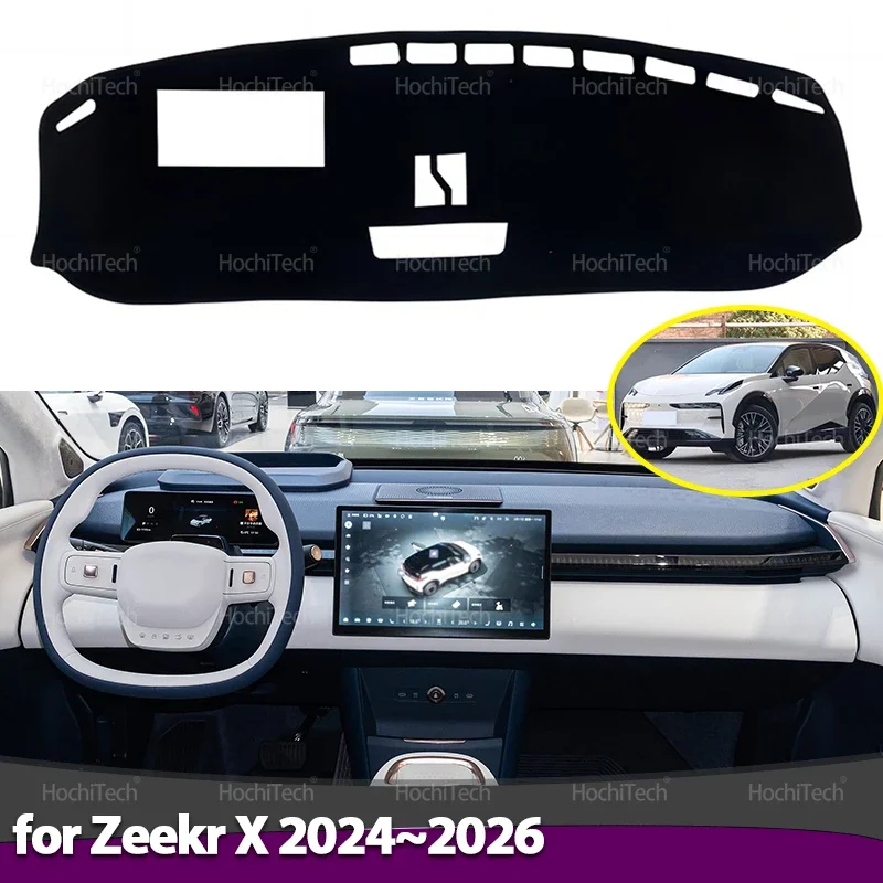 

Car Dashboard Cover Avoid Light Pad Instrument Platform Cover Mat Carpet For Zeekr X 2024 2025 2026 MK2 Accessories