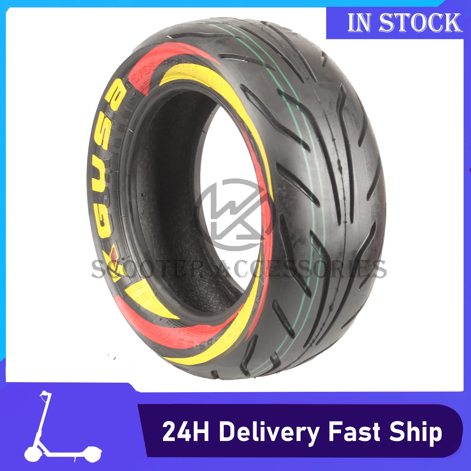 100/65-6.5 vacuum tire city road tire 11 inch scooter dual drive upgrade 105/65-6.5 widened fashionable tire