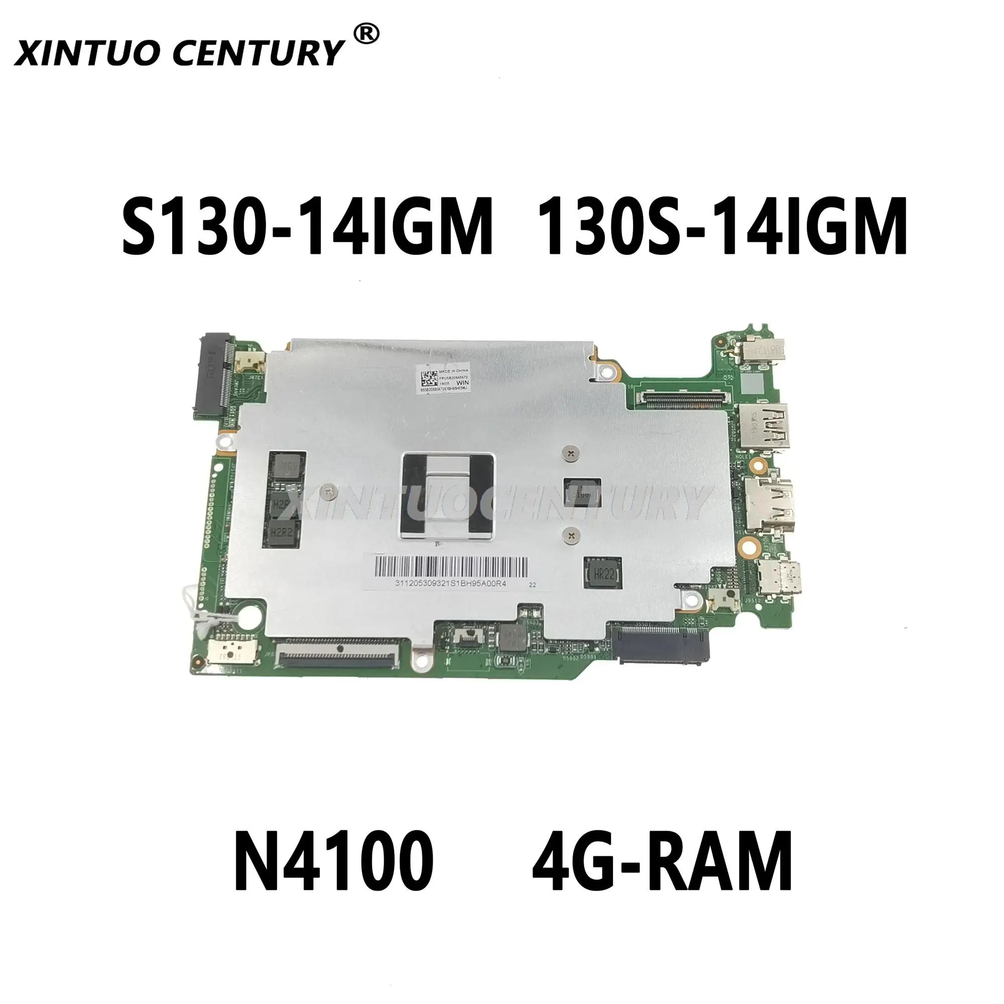 5B20S95672 Motherboard for Lenovo ideapad S130 S130-14IGM 130S 130S-14IGM Laptop Motherboard with N4000 N4100 N5000 4G RAM Test