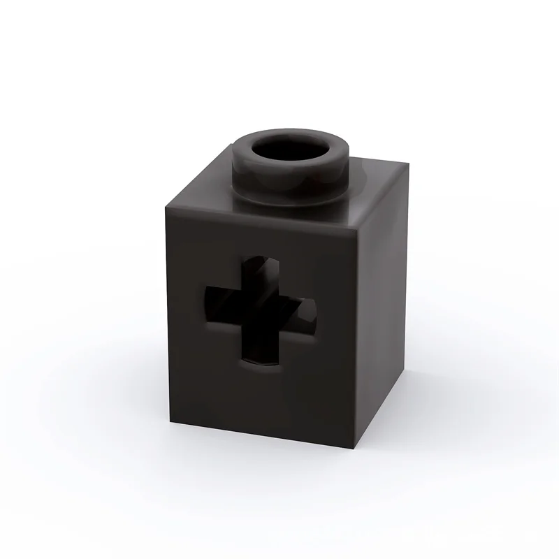 

50g/117PCS 73230 1x1 with Axle Hole Building Blocks Moc Accessories Compatible with Brick Toys Children Gift Box