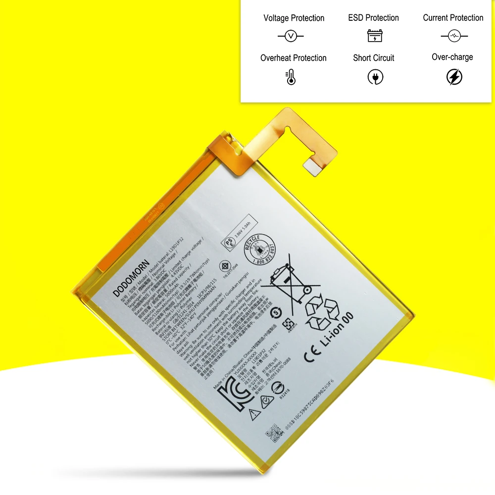 100% NOUVEAU L19D1P32 L18D1P32 5100mAh Batterie Pour Lenovo Tab M10 TB-X505X X505L X505F TB-X605L X605F X605M