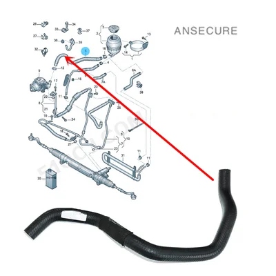 1.8 2.0 Petrol Engine Steering Power Oil Pump Hose Line Pipe For Audi A4 S4 B8 A5 S5 2008-2011 8K0422887AH 8K0 422 887 AH