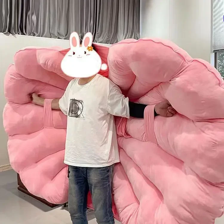 Travesseiro De Saco De Dormir De Pelúcia, Engraçado Shell Boneca, Preguiçoso Almofada Do Sofá, Bonito ideia s, Decoração De Casa