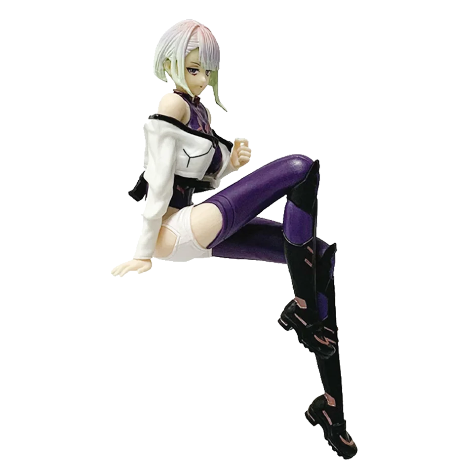 ฟิกเกอร์อนิเมะเกม ลูซี่ ขนาด 17 ซม. ท่าทางนั่ง ของเล่นสะสม ของขวัญวันเกิด ของตกแต่งโต๊ะทำงาน