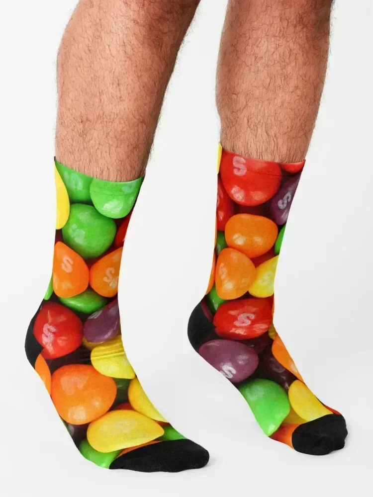 Skittles Socks essential Antiskid soccer valentine gift ideas luxe Man Socks Women's