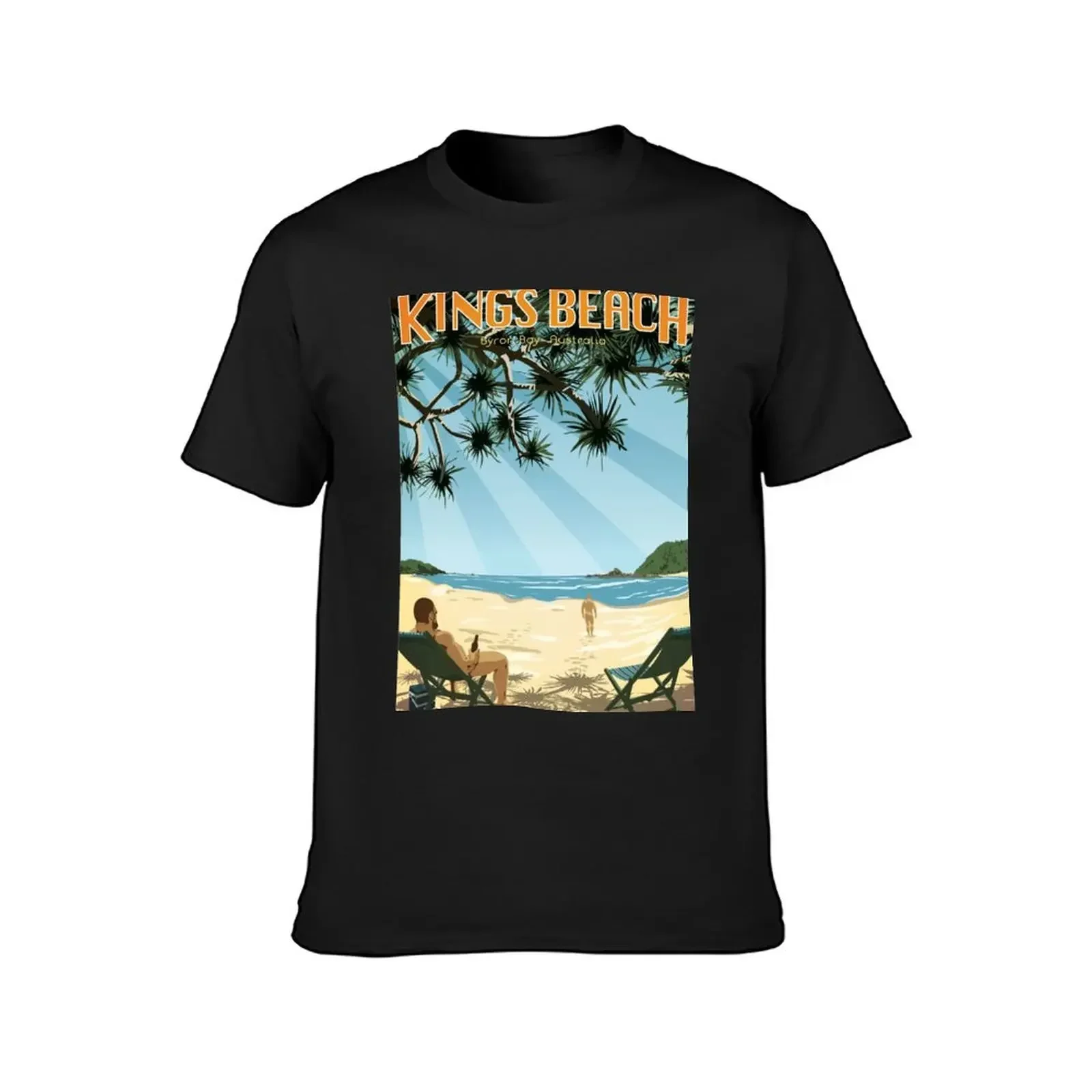 Kings Beach - Byron Bay - Australia T-Shirt Blouse sublime big and tall t shirts for men