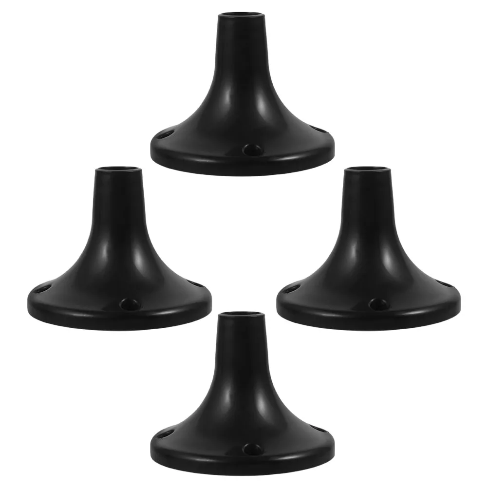 

4pcs Plastic Base for Solar Garden Lights 18cm Size Lawn Lamp Post Accessories Durable Lightweight Weather Resistant Pier Mount