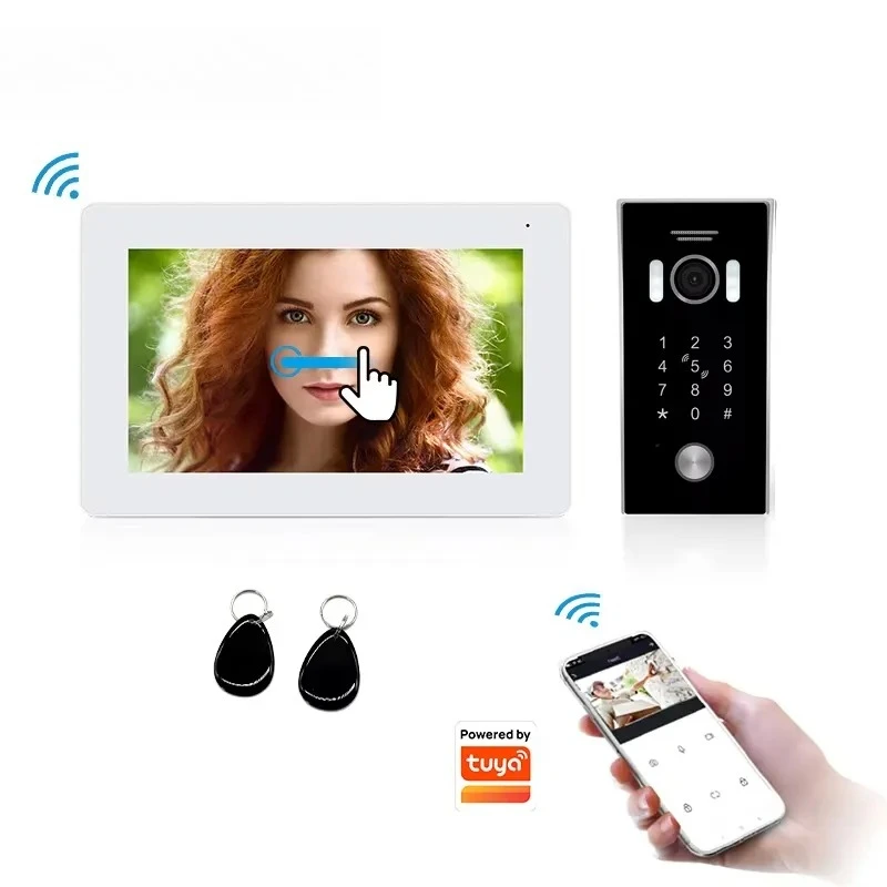 Outdoor Smart Security Devices Hands-Free Poe IP Video Door Phone System with Access Doorbell