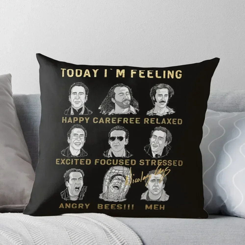 

Nicholas Cage - Nicolas Cage - Nick Cage - Nic Throw Pillow Sofa Covers Decorative Cover For Living Room pillow