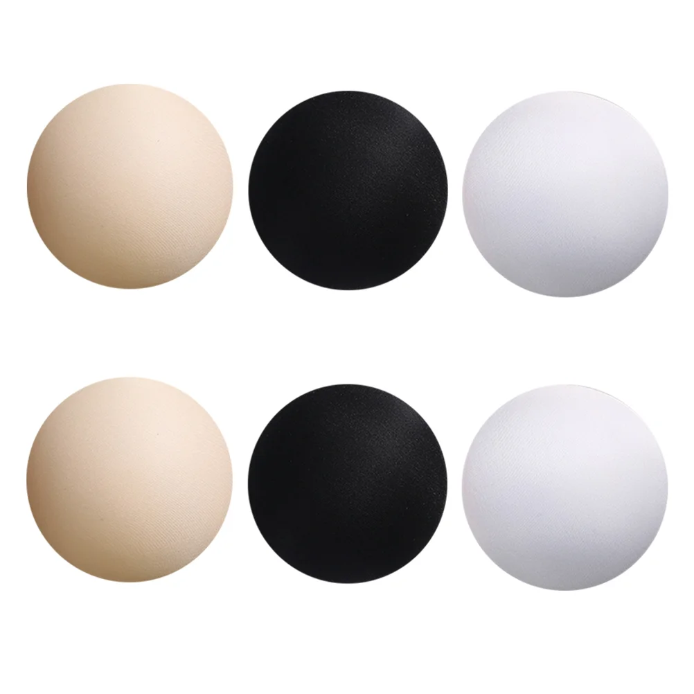 

6 Pairs Breast Pad Inserts Chest Sports Sponge Women Intimates Accessories Padding Wedding Dress