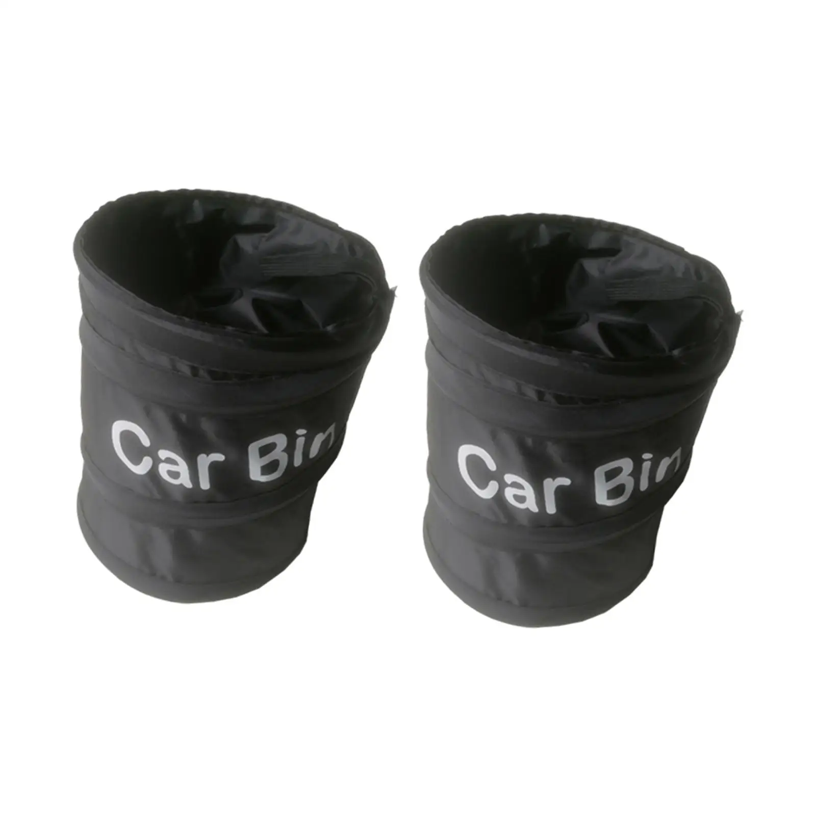 2Pcs Collapsible Garbage Can SUV Vehicle Waterproof Van Oxford Cloth Reusable Leakproof Minivan Rubbish Can Waste Basket Bin
