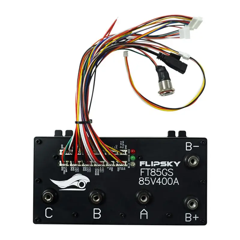 

Flipsky FT85GS ESC 85 В 400 А с алюминиевым корпусом NON-VESC для электронного боевого робота, доски для серфинга, робота AGV