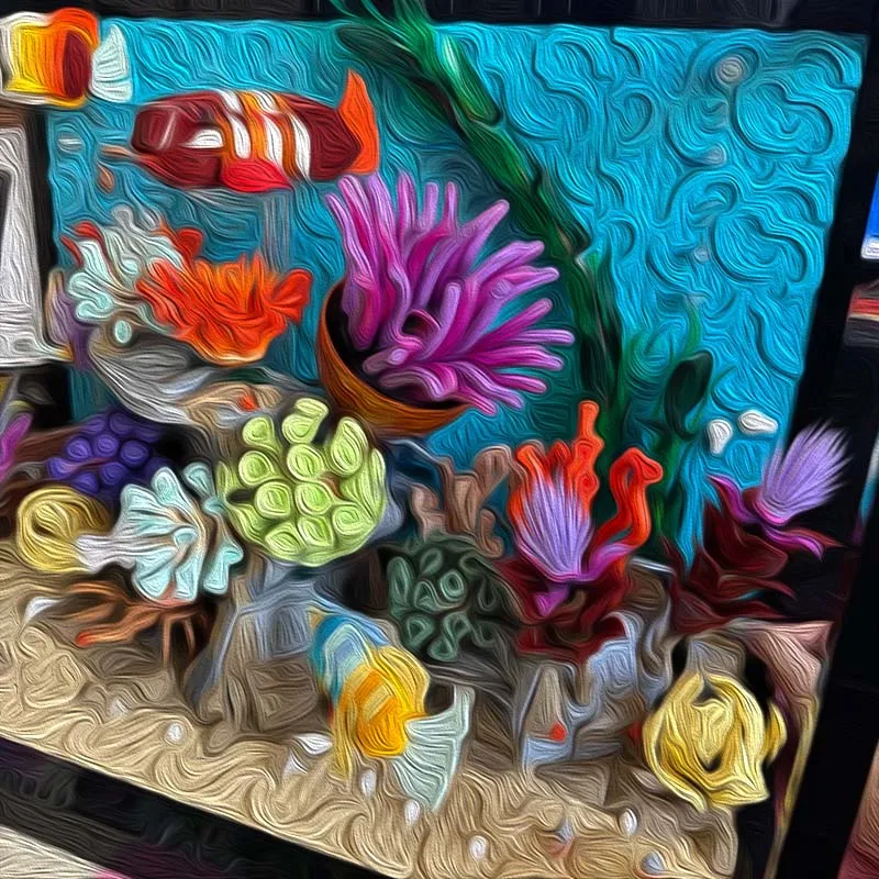 In Stock 4154 Pcs Brick Assemble Underwater Coral Fish Tank Toy Christmas Present For Adult Collector