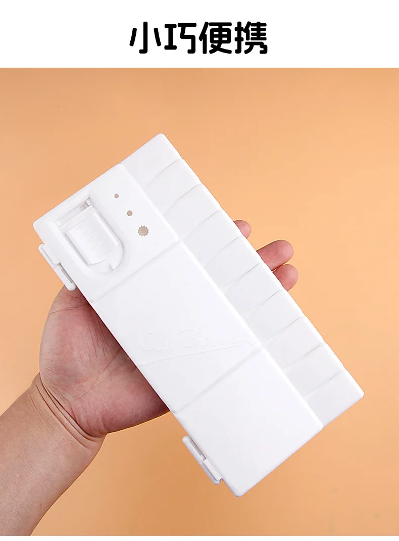 

2Pcs Plastic 25-Grid Folding Palette Watercolor Gouache Portable Paint Mixing Tray Reusable Organizer for Artists Enthusiasts